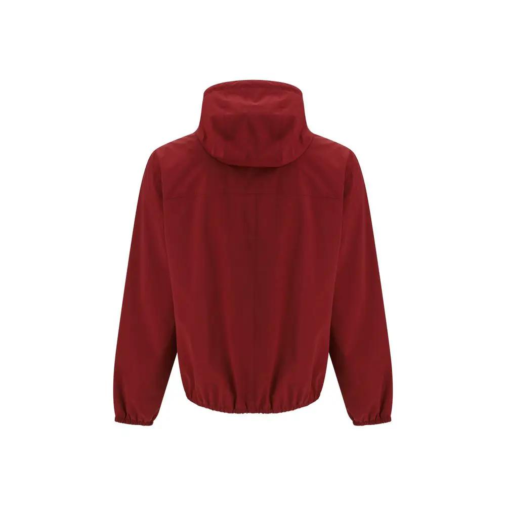 Brunello Cucinelli Bordeaux Polyamide Shell Jacket