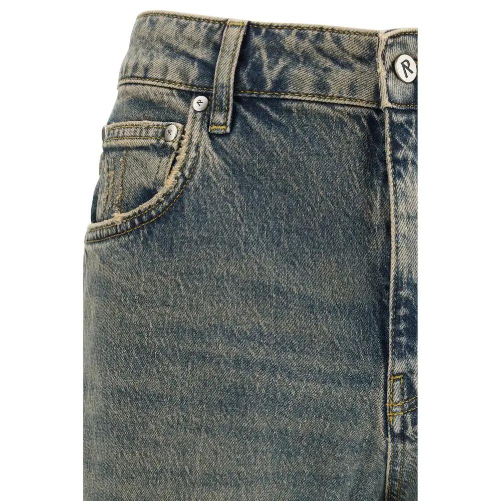 Jeans droits en coton bleu Represent