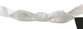Dolce & Gabbana White 100% Silk Slim Adjustable Neck Papillon Men Tie by Dolce & Gabbana