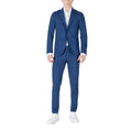 Mulish Blue Cotton Two-Piece Suit by Mulish