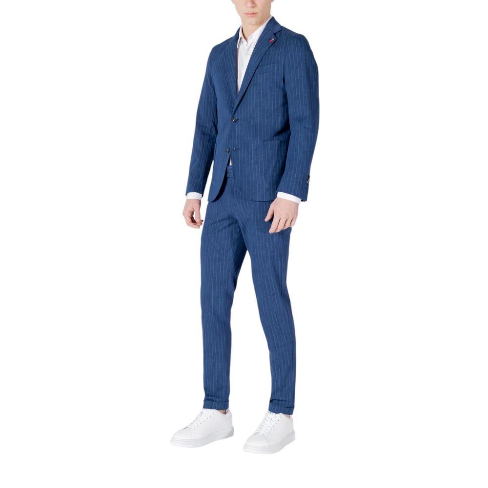 Mulish Blue Cotton Two-Piece Suit by Mulish