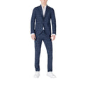 Mulish Blue Cotton Two-Piece Suit by Mulish