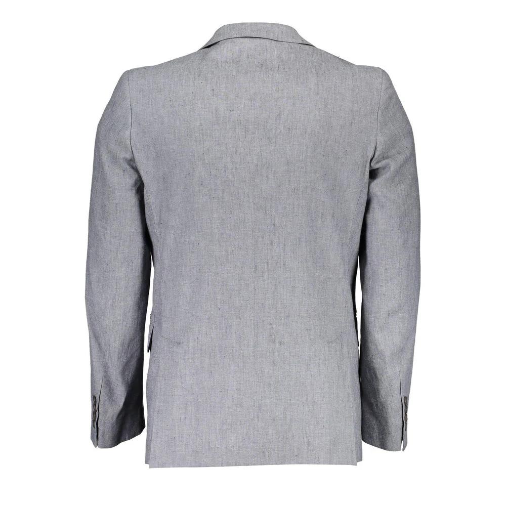 Gant Gray Cotton Blazer by Gant