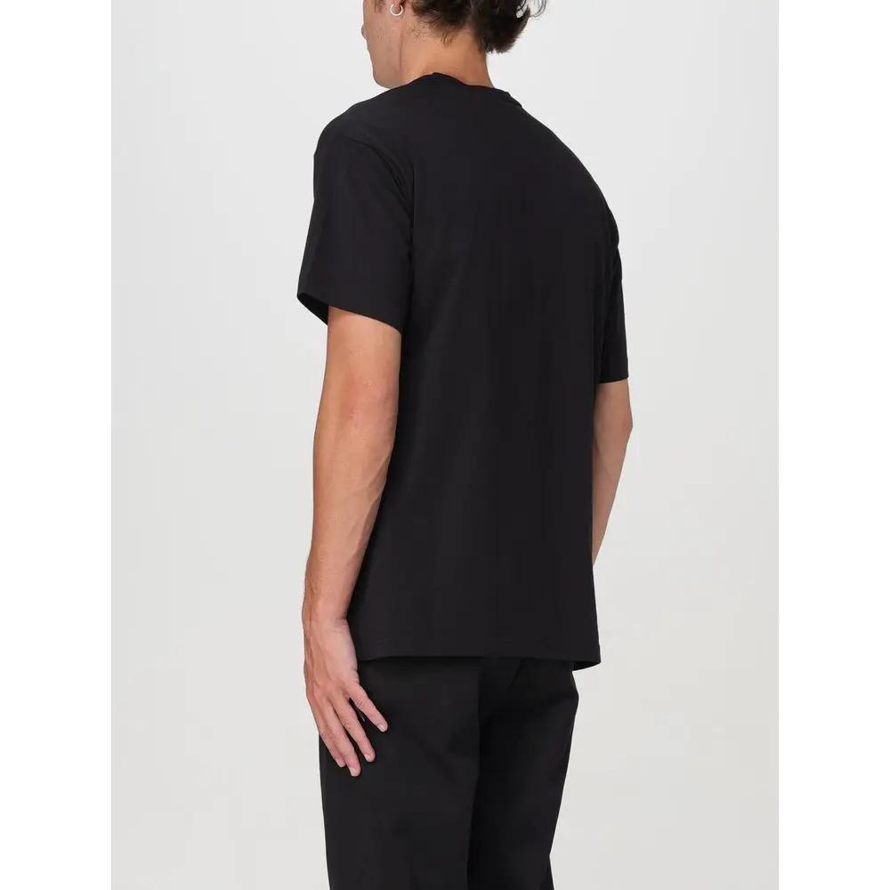 T-shirt en coton noir Versace Jeans
