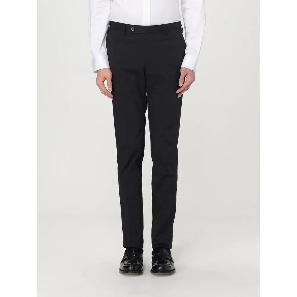 Pantalon habillé PT Torino en coton noir
