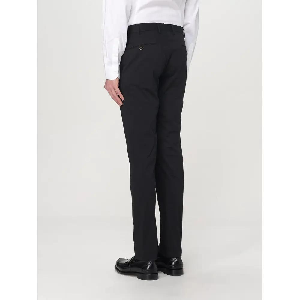 Pantalon habillé PT Torino en coton noir