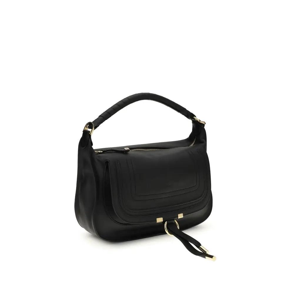 Sac bandoulière Chloé Bos Taurus en cuir de veau noir