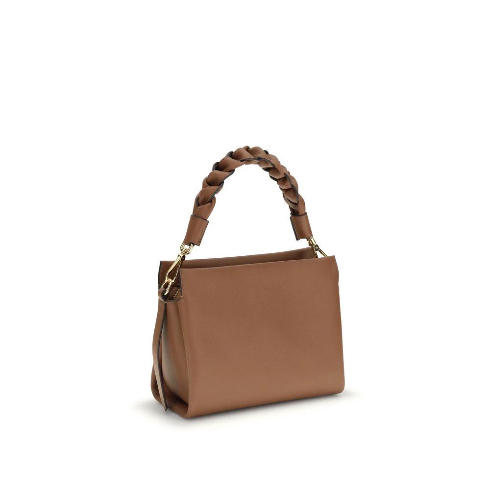 Sac à main Bos Taurus en cuir de veau beige Coccinelle