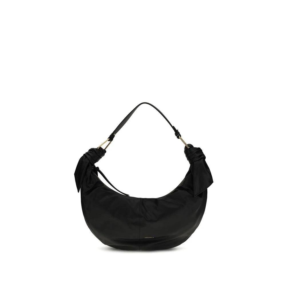 Coccinelle Black Calf Leather Bos Taurus Shoulder Bag by Coccinelle