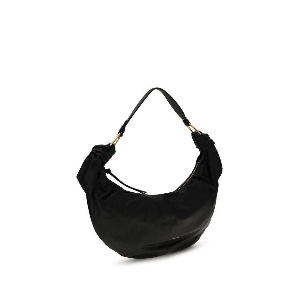 Coccinelle Black Calf Leather Bos Taurus Shoulder Bag by Coccinelle