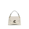 Sac bandoulière Bos Taurus en cuir de veau beige Coccinelle