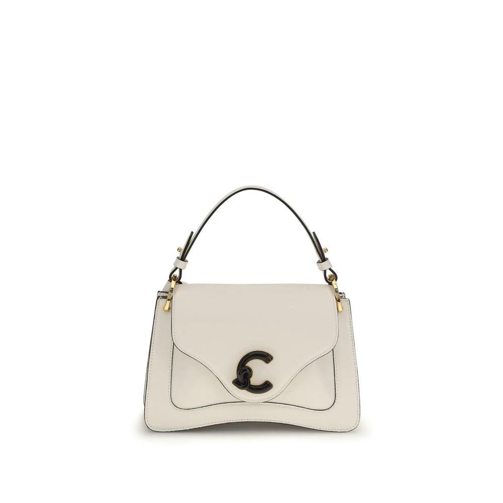Coccinelle Beige Calf Leather Bos Taurus Shoulder Bag by Coccinelle