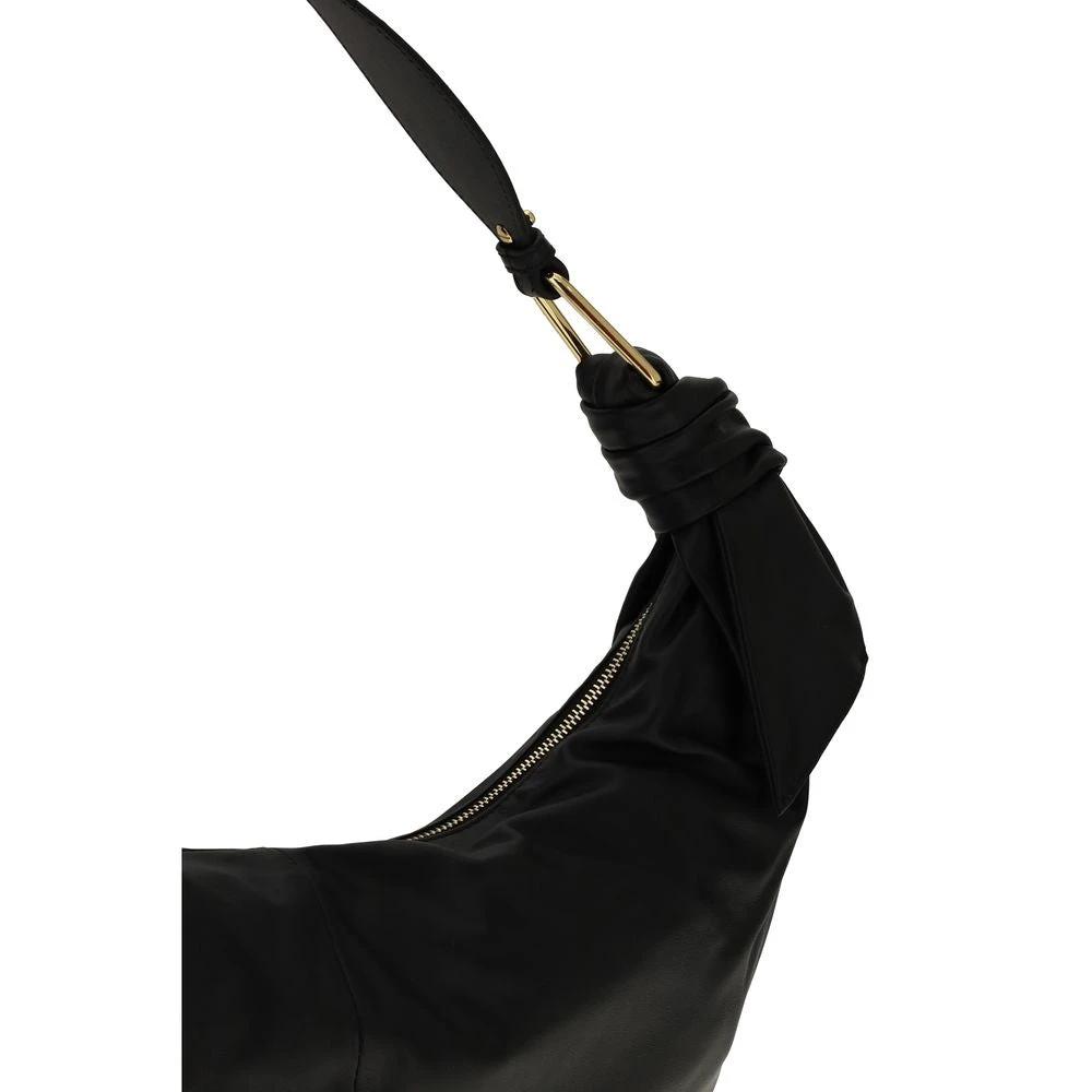 Coccinelle Black Calf Leather Bos Taurus Shoulder Bag by Coccinelle