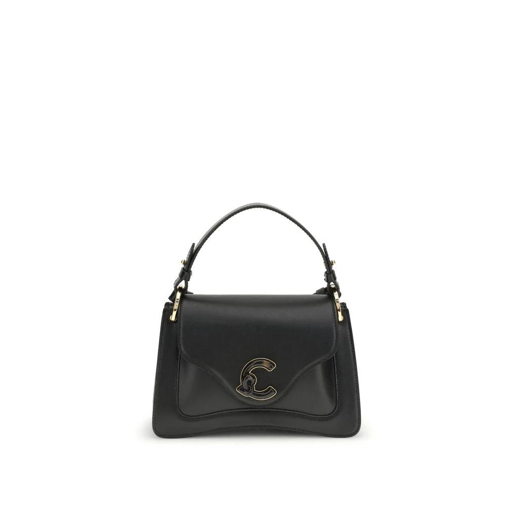 Coccinelle Black Calf Leather Bos Taurus Shoulder Bag by Coccinelle