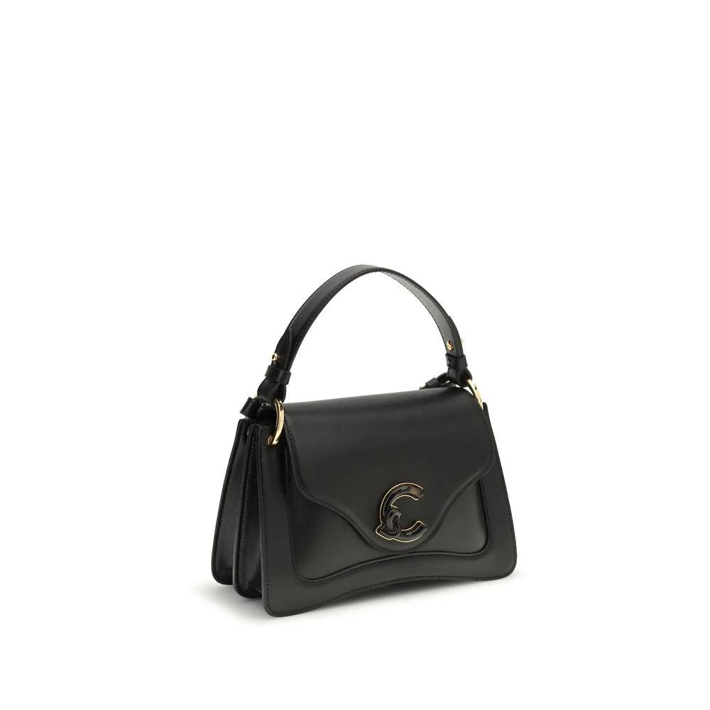 Coccinelle Black Calf Leather Bos Taurus Shoulder Bag by Coccinelle