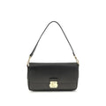Coccinelle Black Calf Leather Bos Taurus Shoulder Bag by Coccinelle