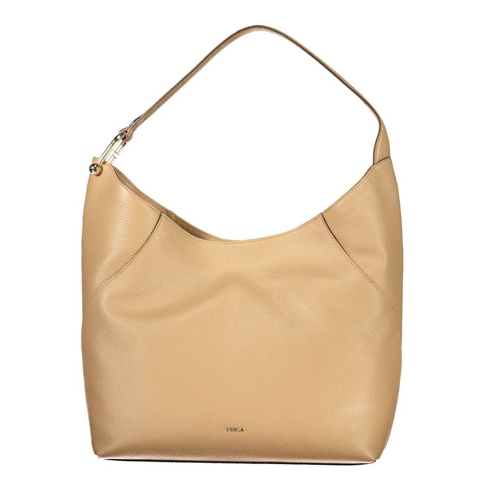 Furla Marrone Leather Women Handbag Furla