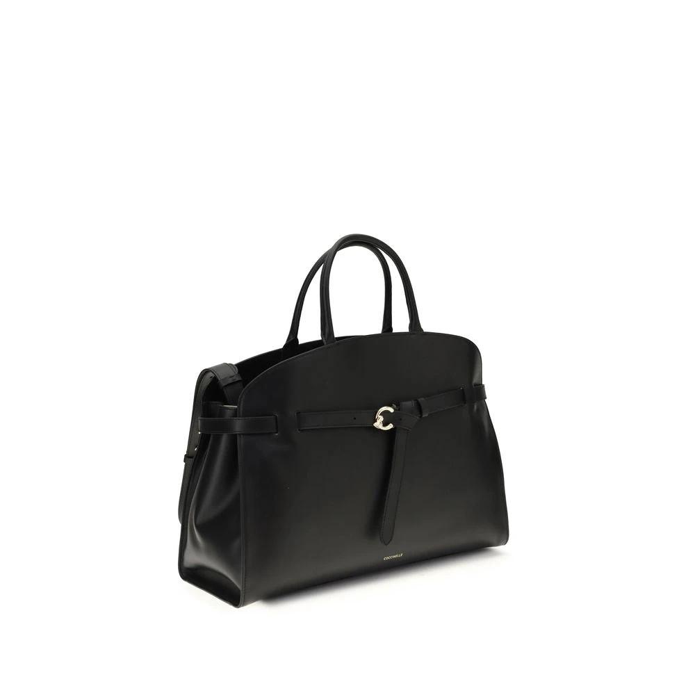 Coccinelle Black Calf Leather Bos Taurus Handbag by Coccinelle