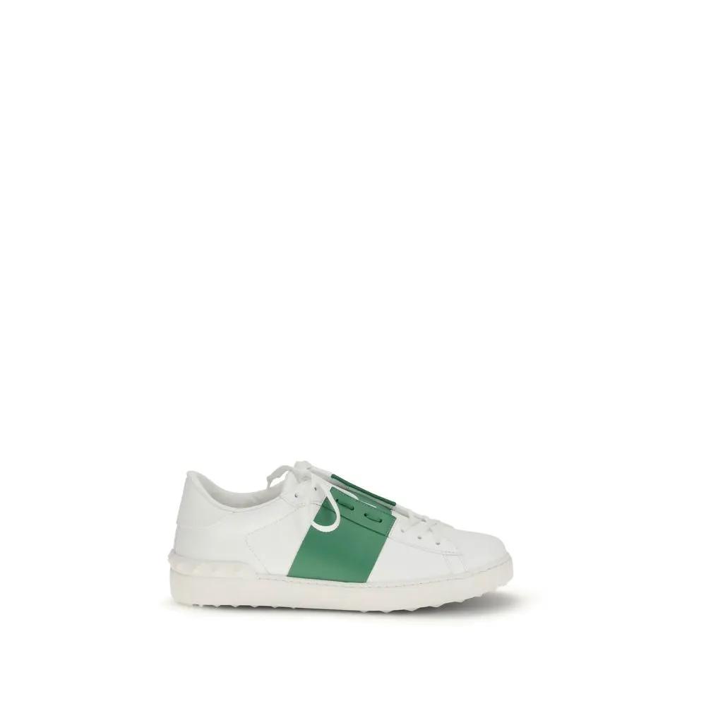 Baskets basses Valentino Garavani Bos Taurus en cuir de veau blanc