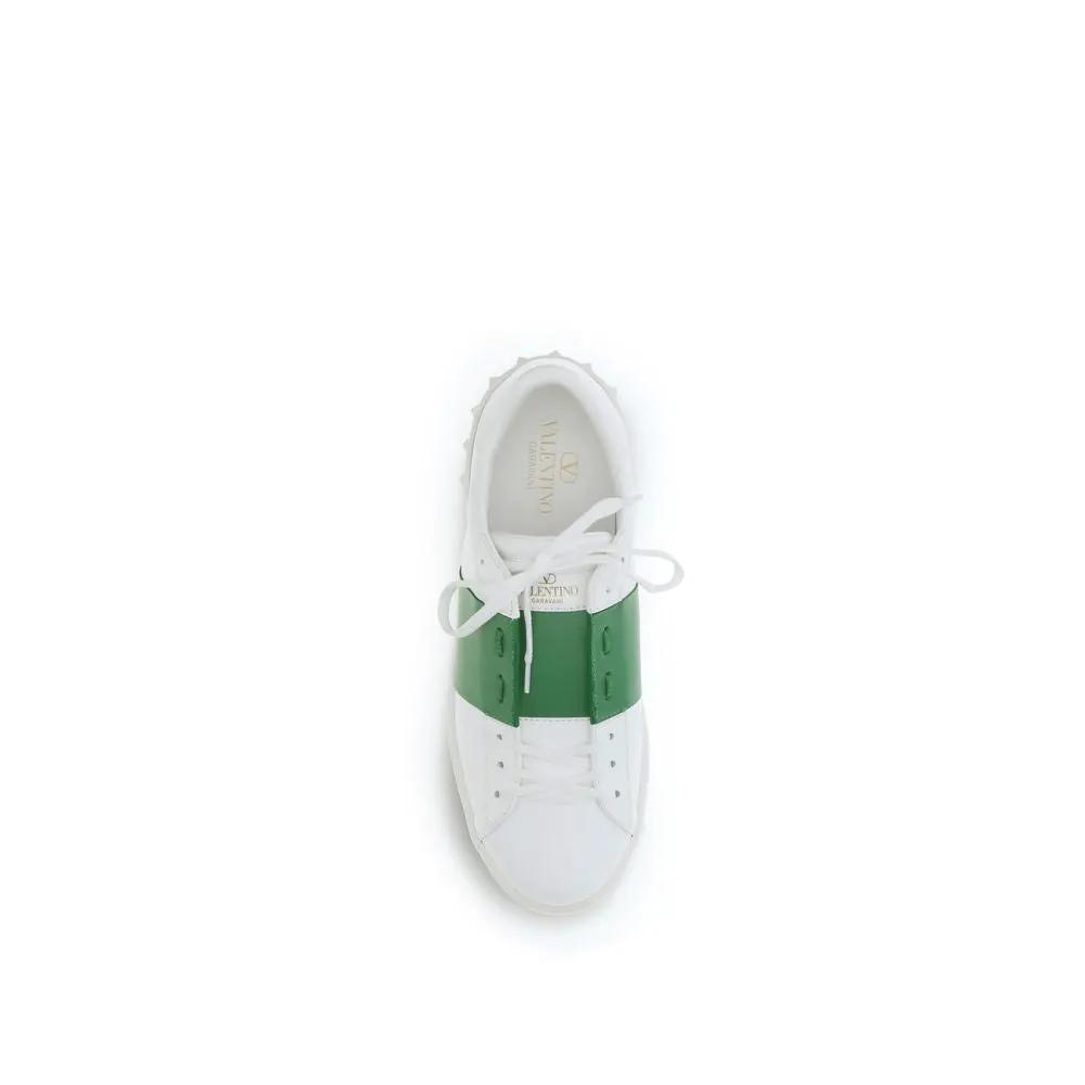 Baskets basses Valentino Garavani Bos Taurus en cuir de veau blanc