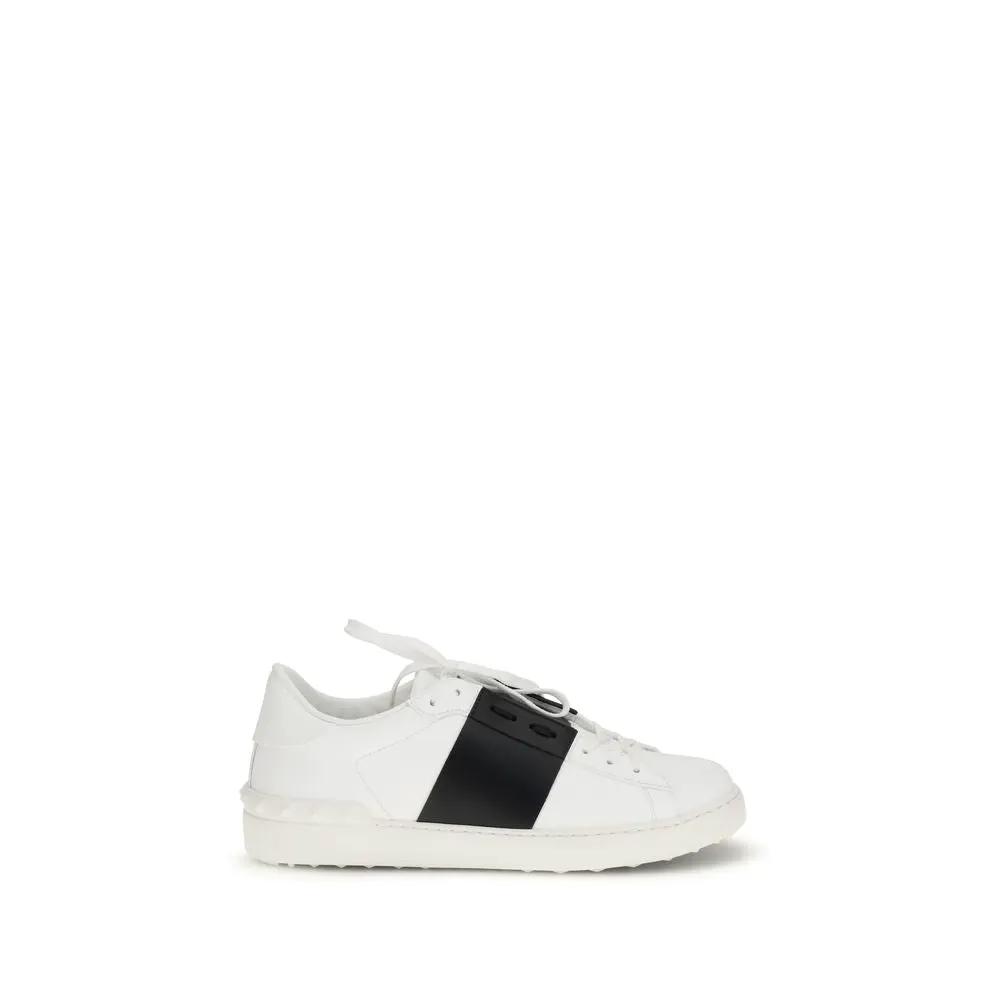 Baskets basses Valentino Garavani Bos Taurus en cuir de veau blanc