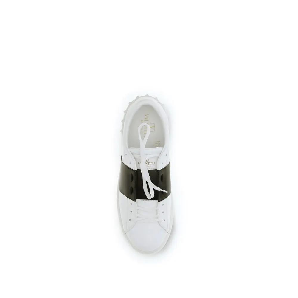 Baskets basses Valentino Garavani Bos Taurus en cuir de veau blanc