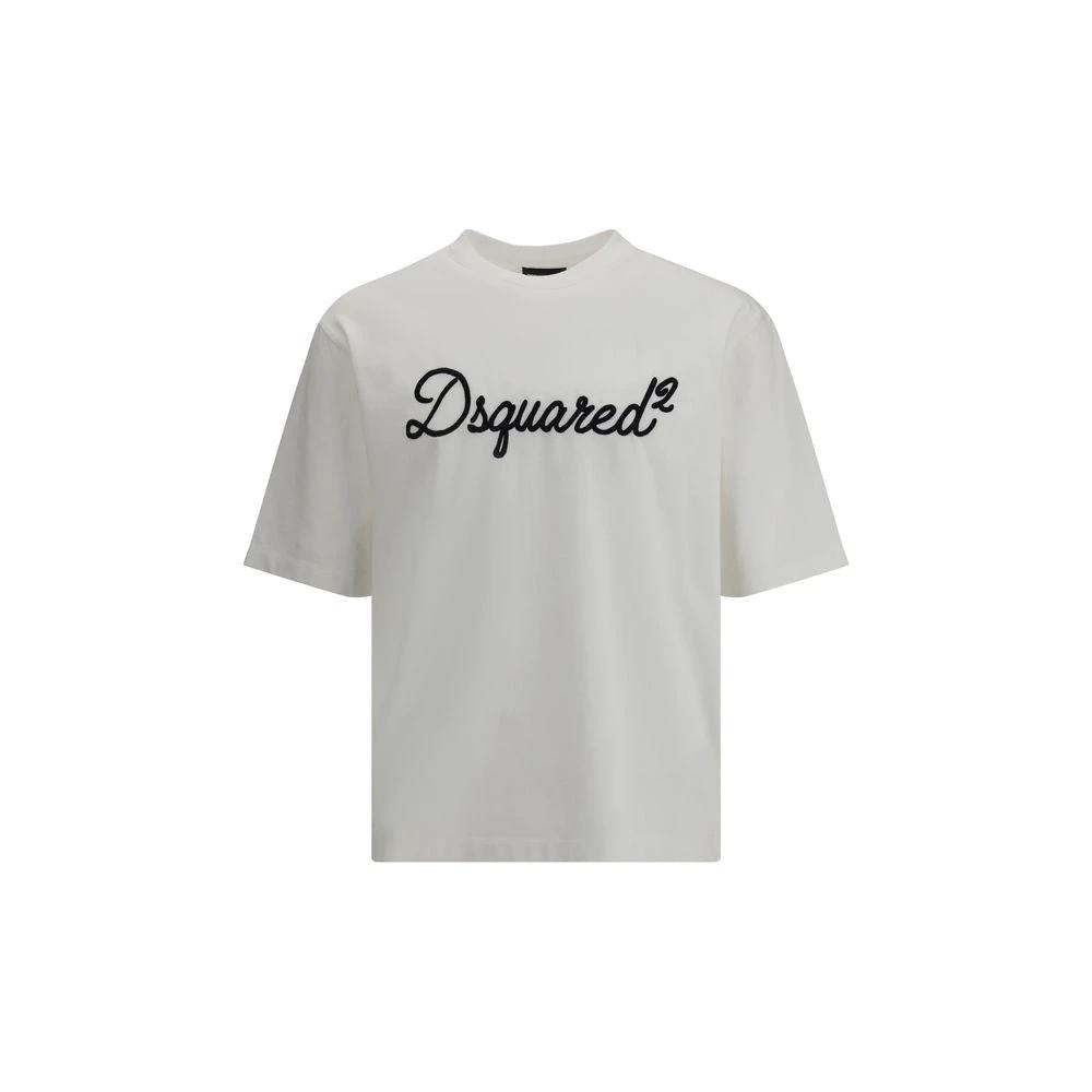 Dsquared² White Cotton T-Shirt by Dsquared²