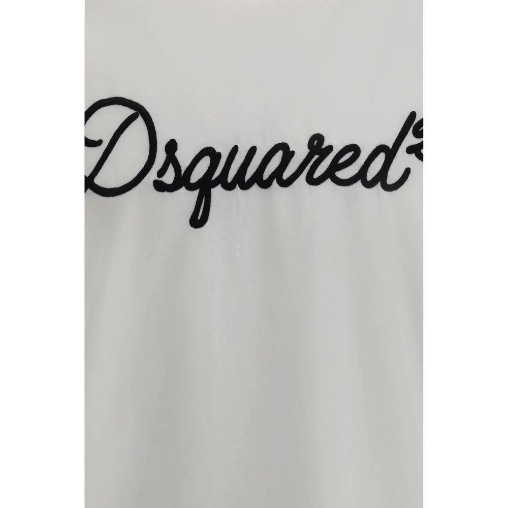 Dsquared² White Cotton T-Shirt by Dsquared²