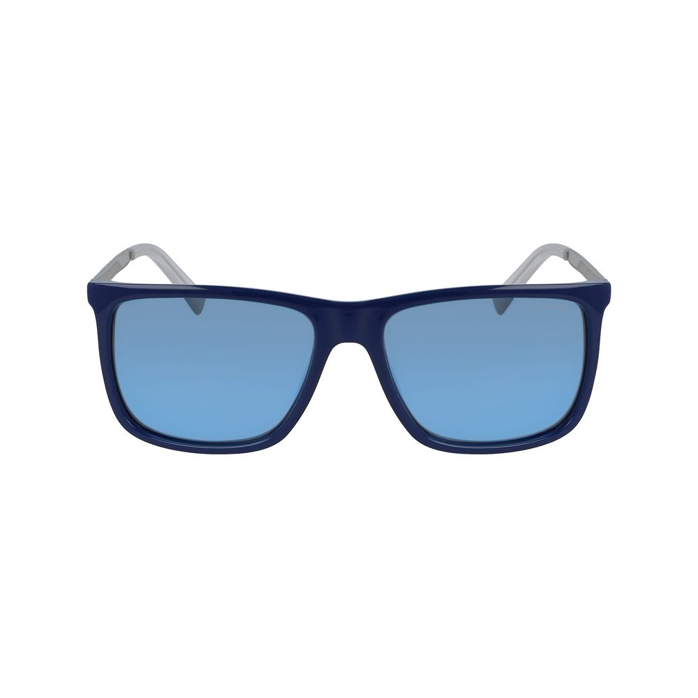Lunettes de soleil en plastique bleu NAUTICA