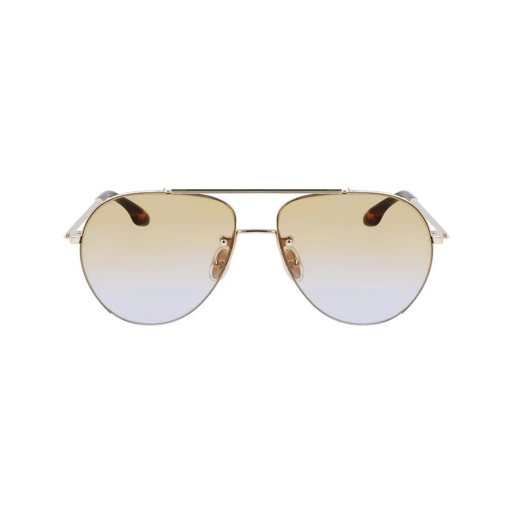 Victoria Beckham Gold Metal Sunglasses by Victoria Beckham
