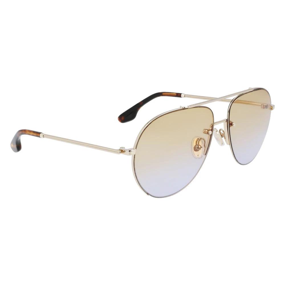 Victoria Beckham Gold Metal Sunglasses by Victoria Beckham