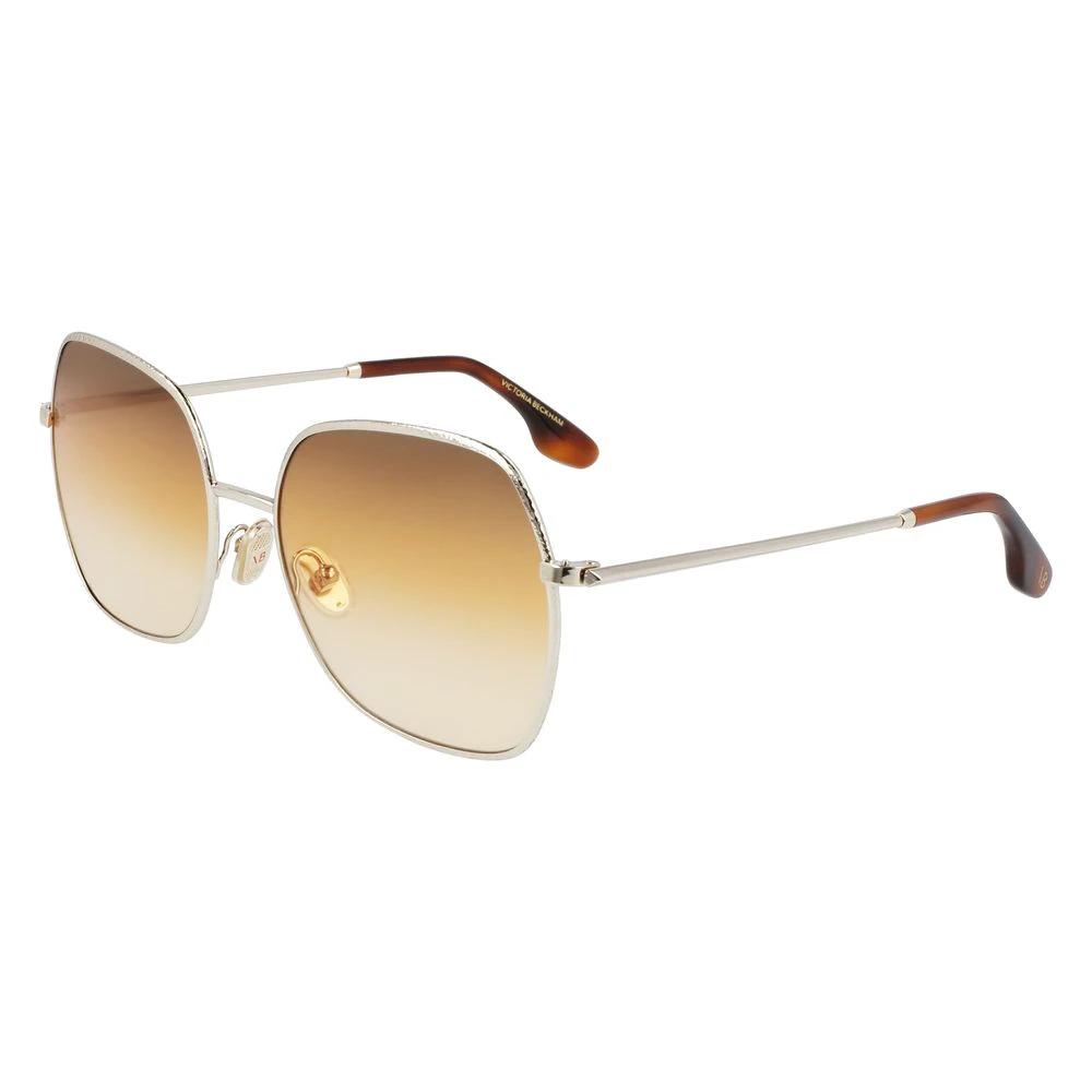 Victoria Beckham Gold Metal Sunglasses by Victoria Beckham