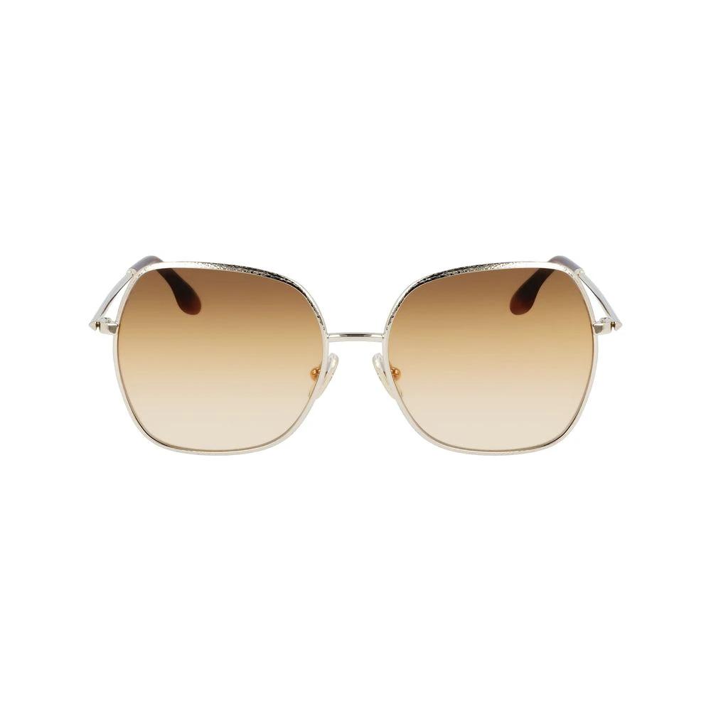 Victoria Beckham Gold Metal Sunglasses by Victoria Beckham
