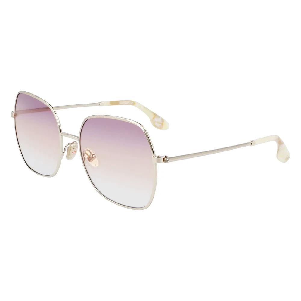 Victoria Beckham Gold Metal Sunglasses by Victoria Beckham