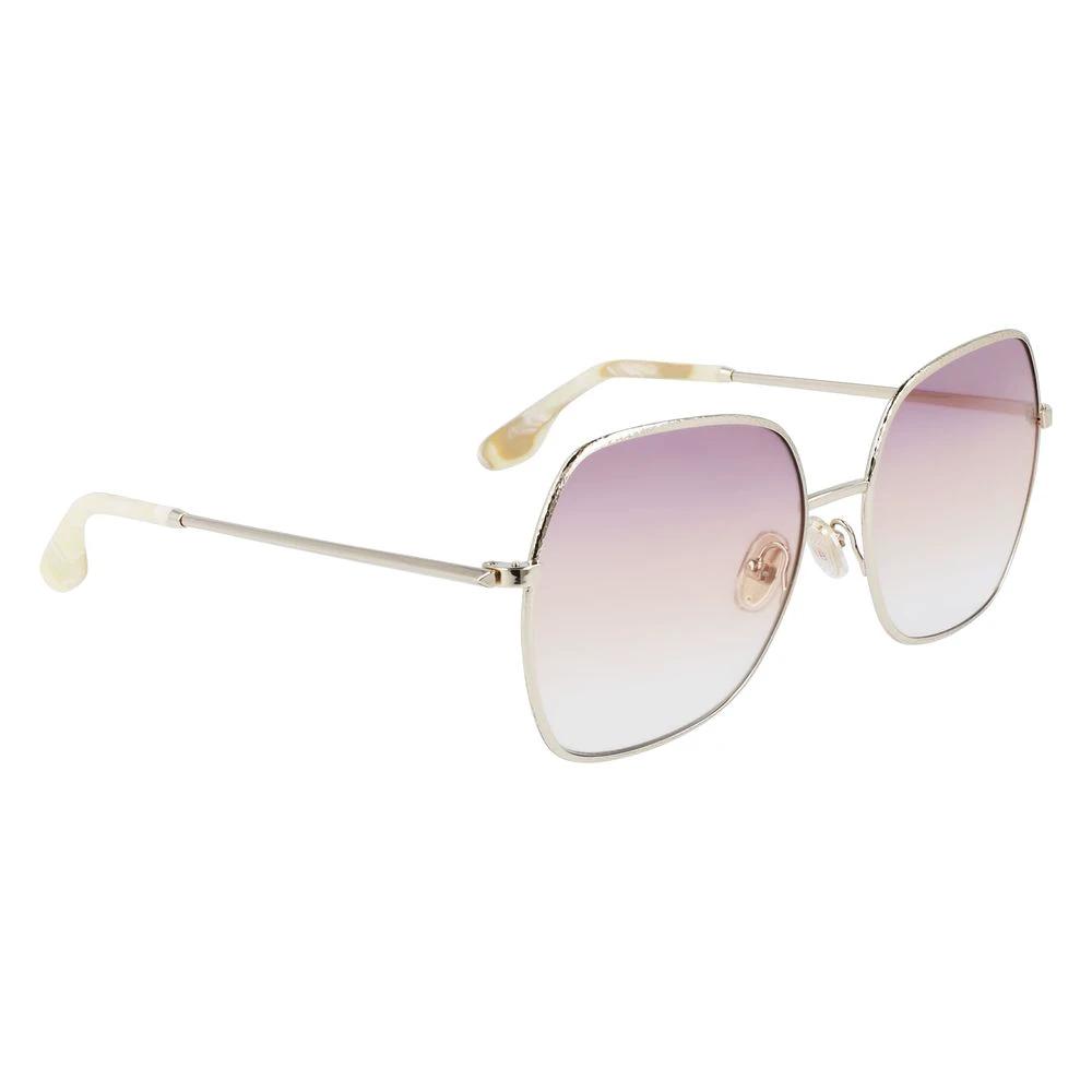Victoria Beckham Gold Metal Sunglasses by Victoria Beckham