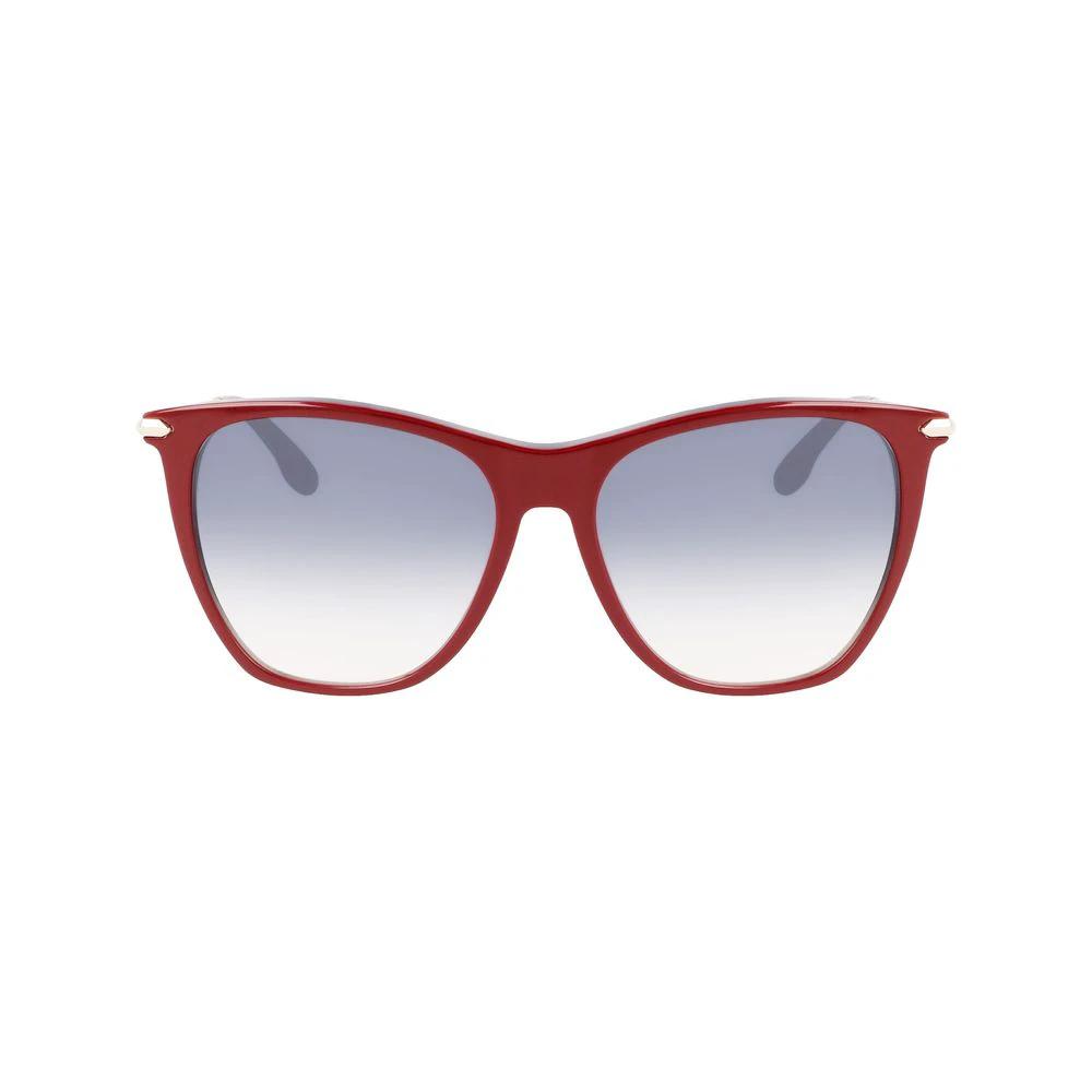 Victoria Beckham Burgundy Acetate Sunglasses by Victoria Beckham