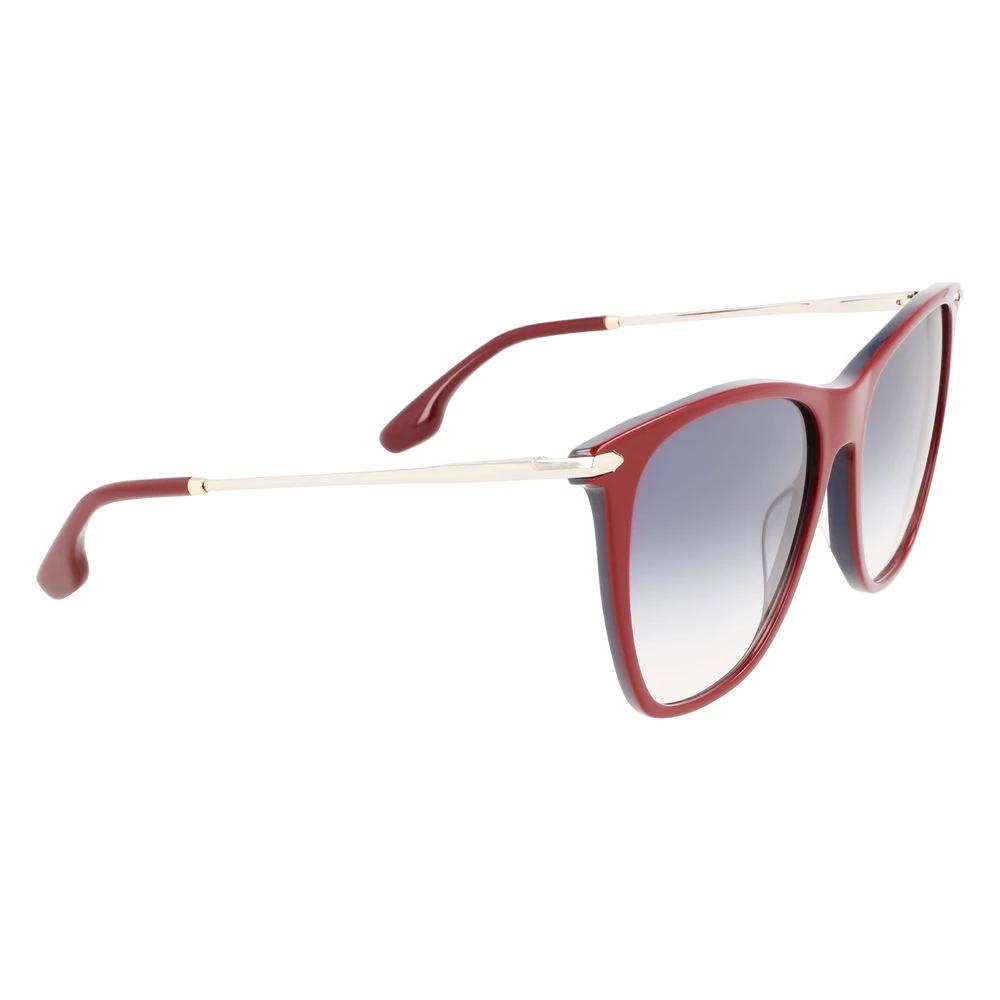 Victoria Beckham Burgundy Acetate Sunglasses by Victoria Beckham