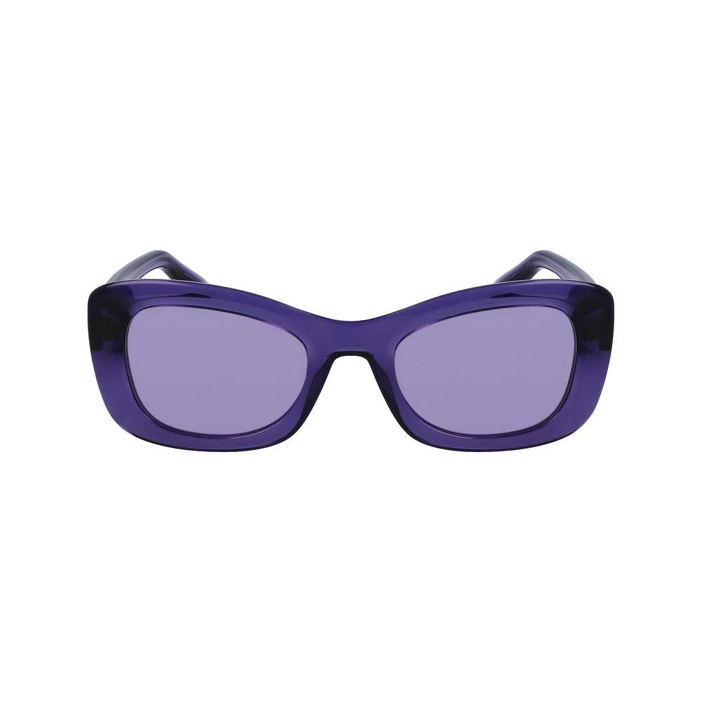 Victoria Beckham Gray Acetate Sunglasses by Victoria Beckham