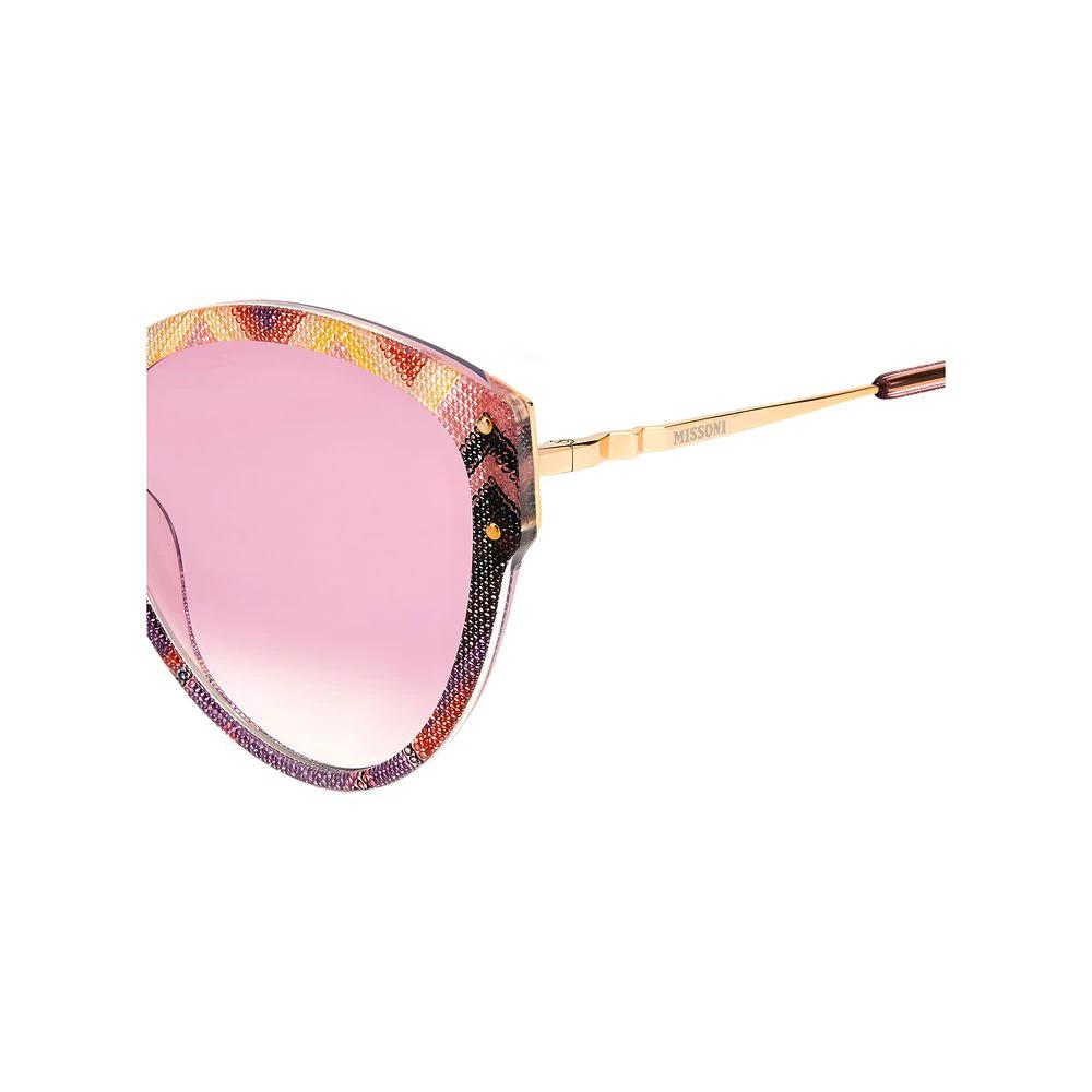 Missoni Gold Plastic Sunglasses by Missoni