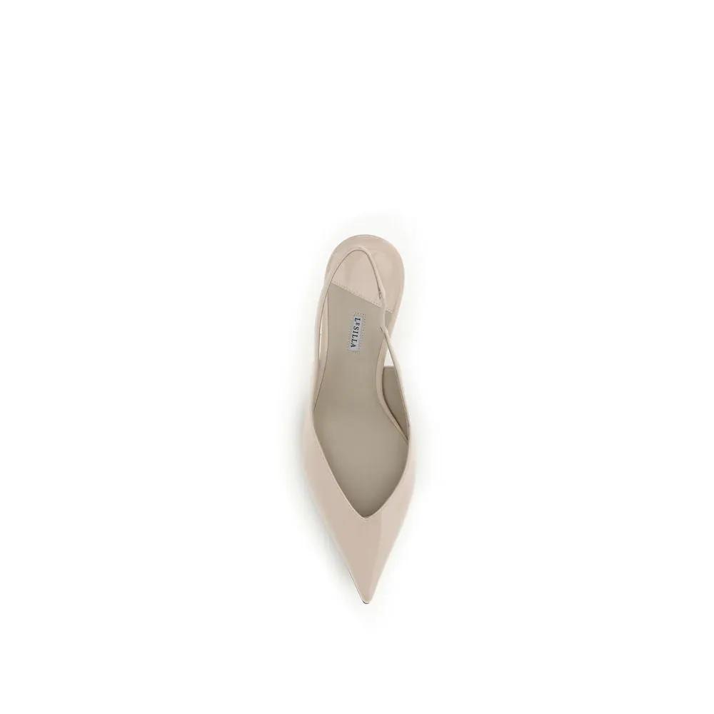 LE SILLA Multicolor Calf Leather Bos Taurus Mid Heel Pumps
