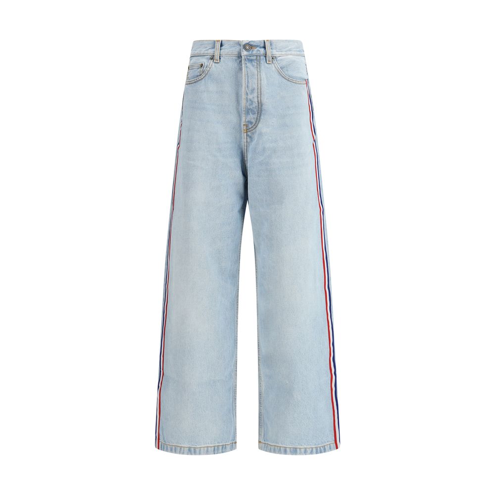 Jean Fiorucci en coton bleu Denim