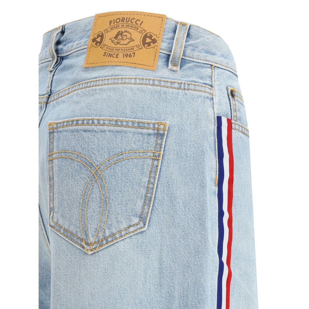Jean Fiorucci en coton bleu Denim