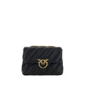 Sac bandoulière PINKO Bos Taurus en cuir de veau noir