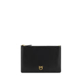 Sac bandoulière PINKO Bos Taurus en cuir de veau noir
