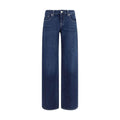 Jean droit en coton bleu 7FOR
