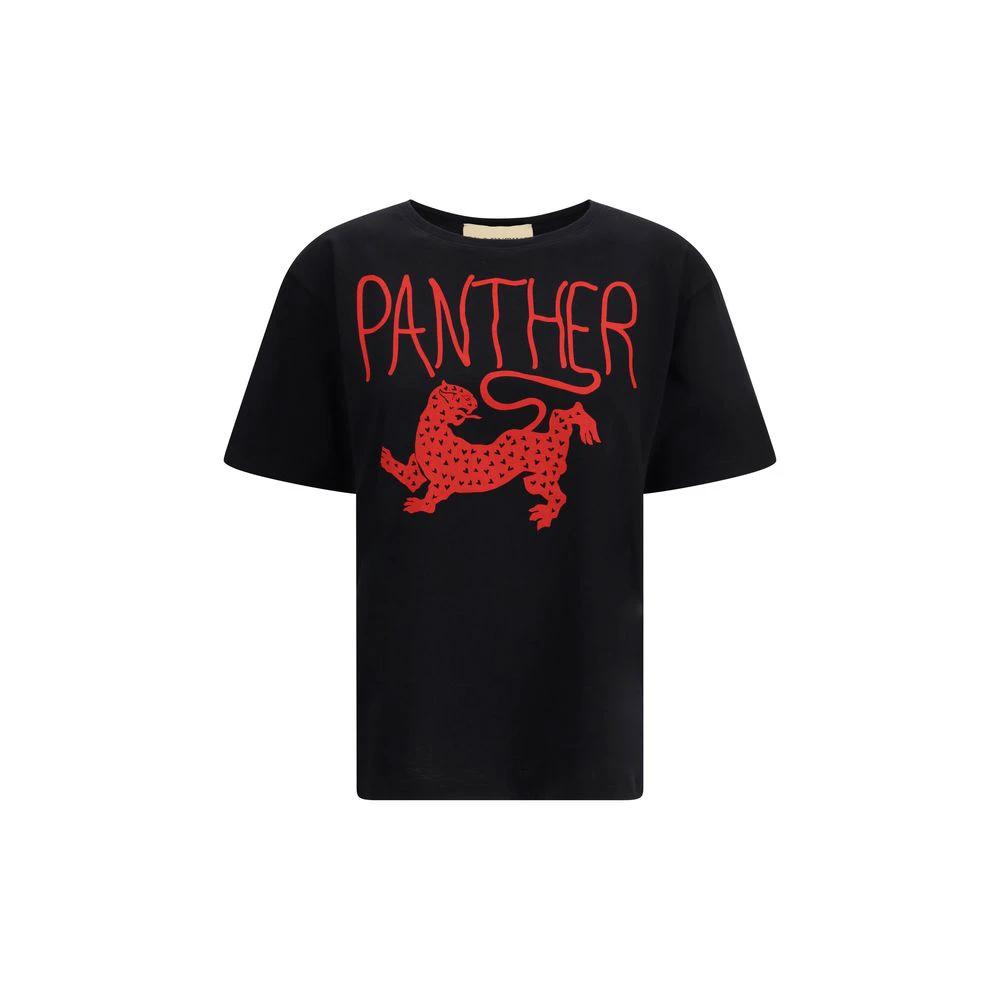 Valentino Black Cotton T-Shirt by Valentino