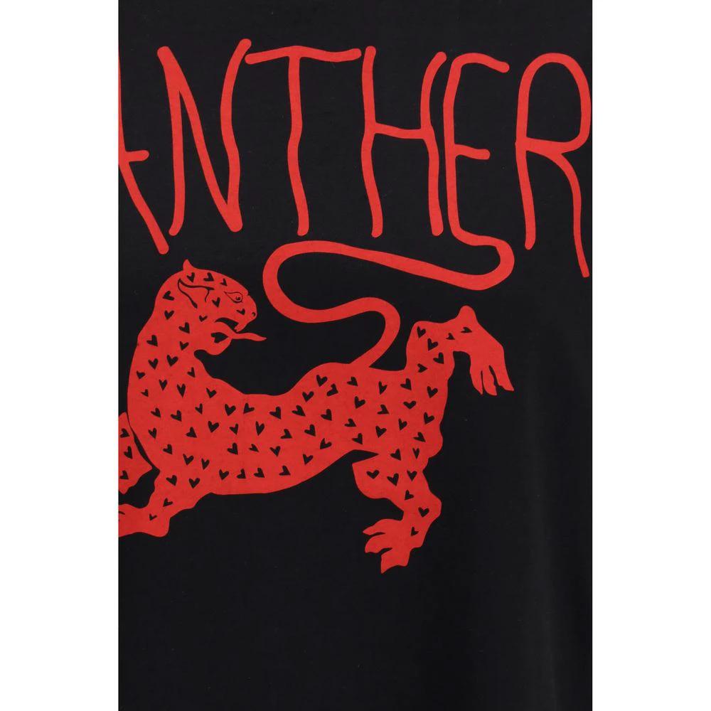 Valentino Black Cotton T-Shirt by Valentino