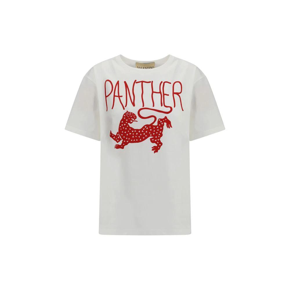 Valentino White Cotton T-Shirt by Valentino