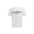 Balmain White Cotton T-Shirt