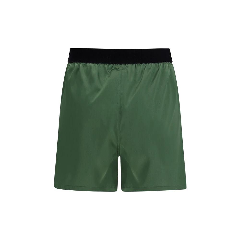Short bermuda en soie bicolore Tom Ford